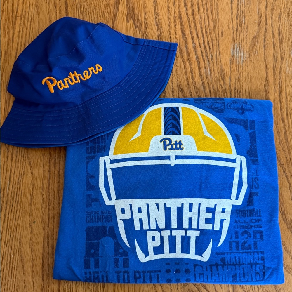 Pitt Panthers Tee + Bucket Hat